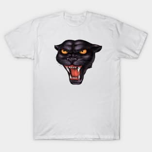 Rowdy Panther Head T-Shirt